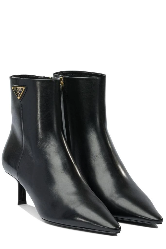 Prada Prada Triangle-Logo Ankle Boots 3