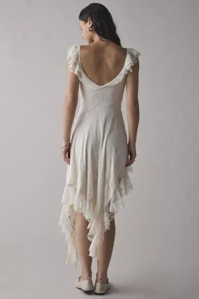 Urban Outfitters UO Hyacinth Lace Spliced Midi Dress