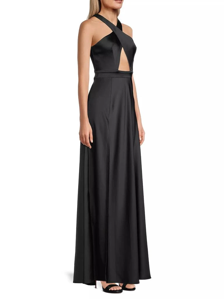 Katie May Asher Satin Cut-Out Gown 4