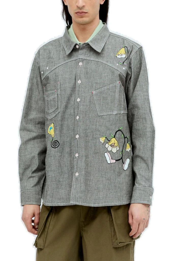 Brain Dead Brain Dead Garden Party Chambray Button-Up Shirt 1