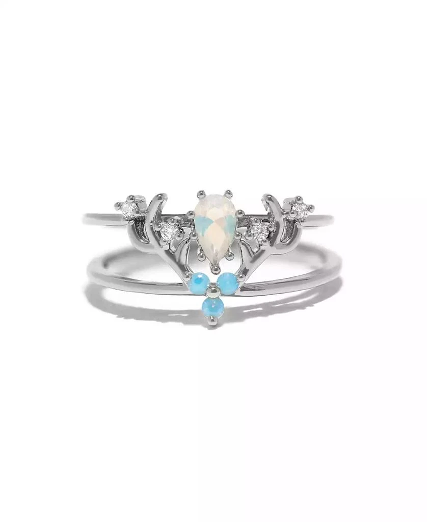 Girls Crew Harry Potter Patronus Crystal Ring Set