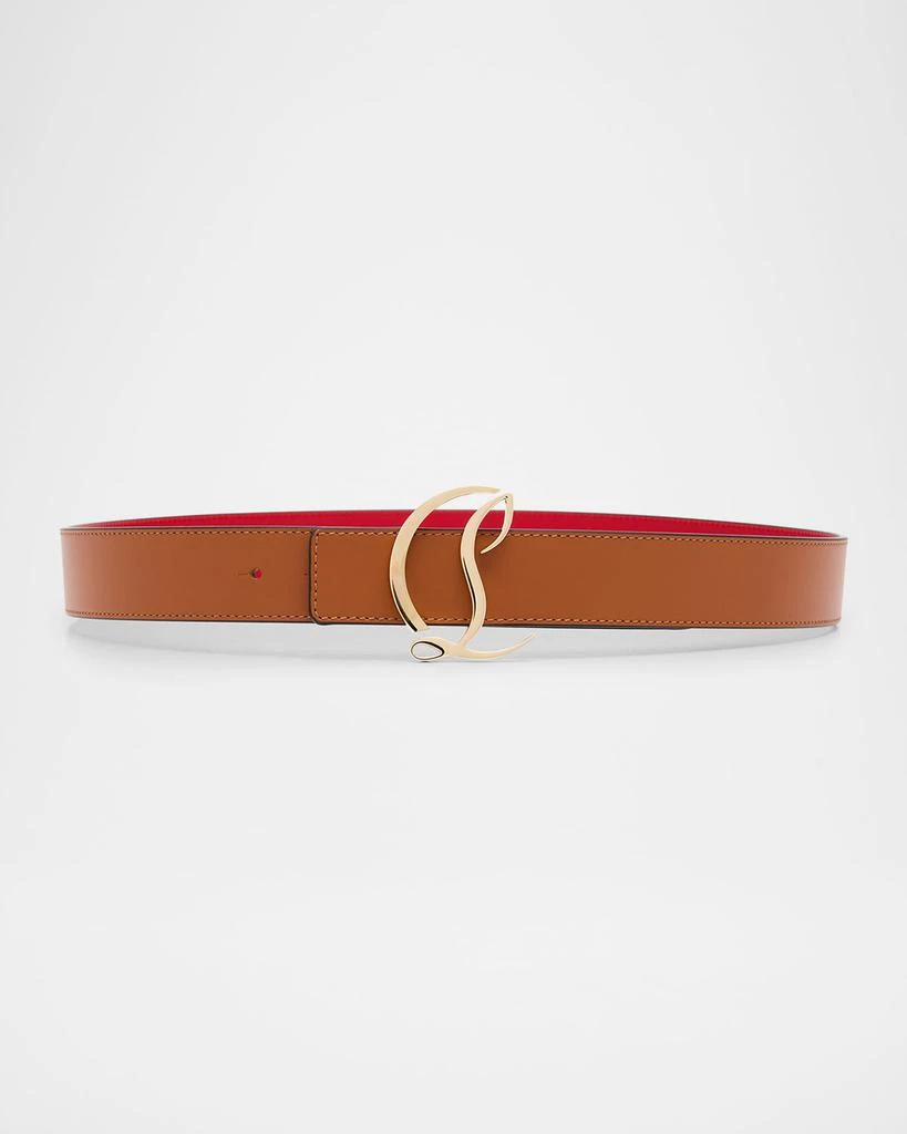 Christian Louboutin Giddy Belt in Embossed Leather - Belts  display picture 1