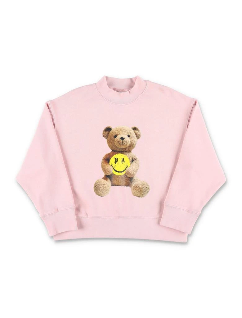 Palm Angels Palm Angels Kids Bear Printed Crewneck Sweatshirt 1