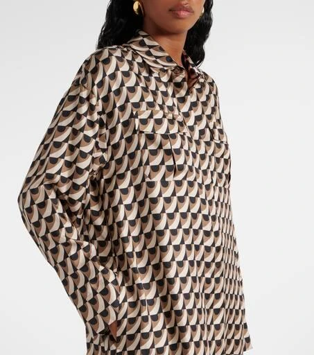 Max Mara Fleur floral silk maxi dress 5