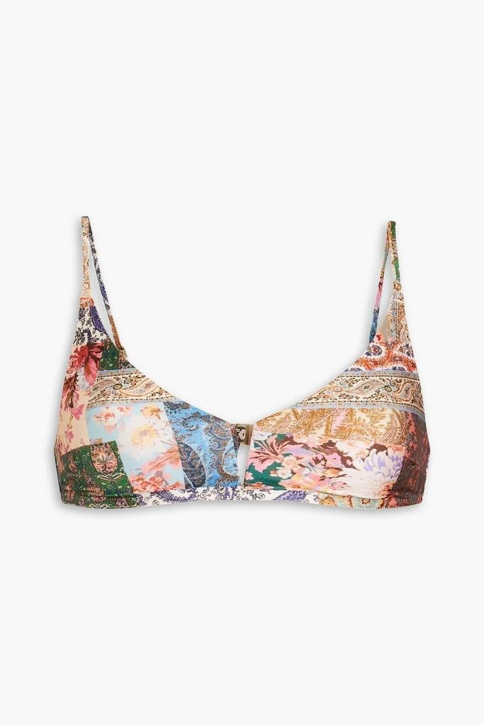 Zimmermann Paisley-print bikini top 1