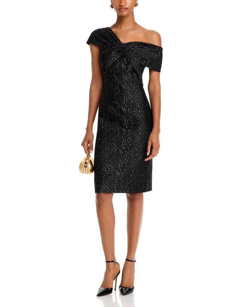 Teri Jon Speckle Jacquard Dress 3