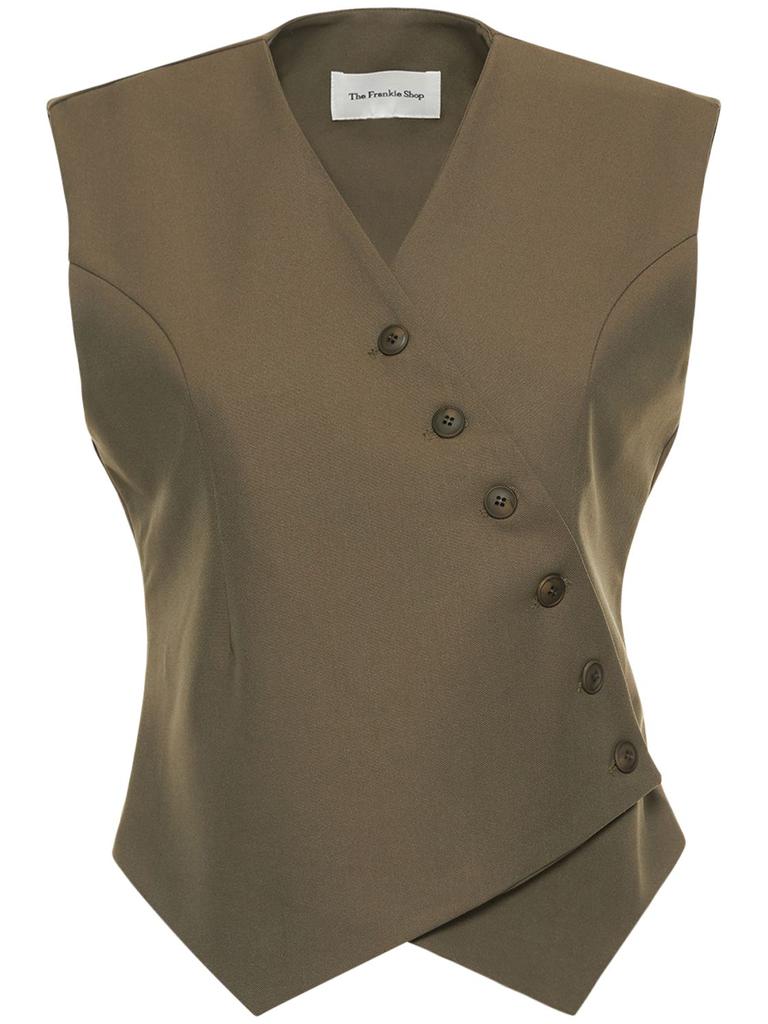 The Frankie Shop Maesa Cross Vest