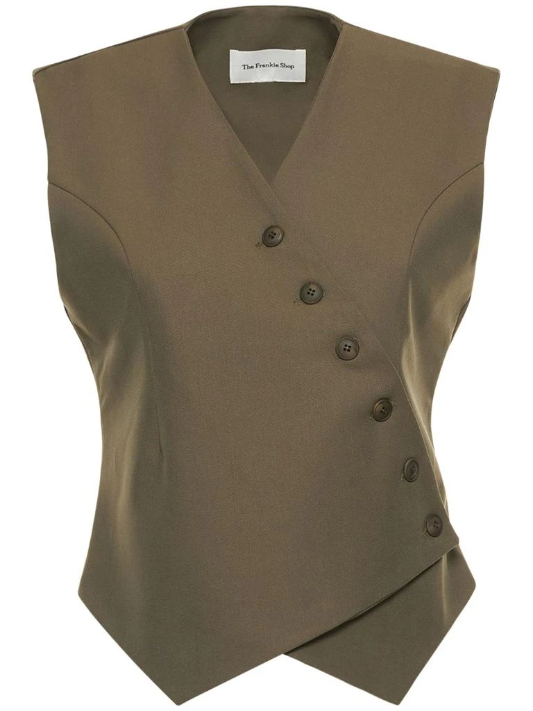 The Frankie Shop Maesa Cross Vest - Gilets - Compare Prices from 6 