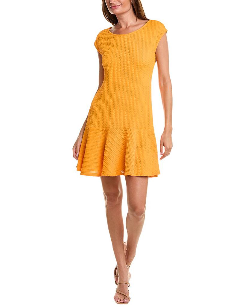 Isaac Mizrahi Flounce Mini Dress