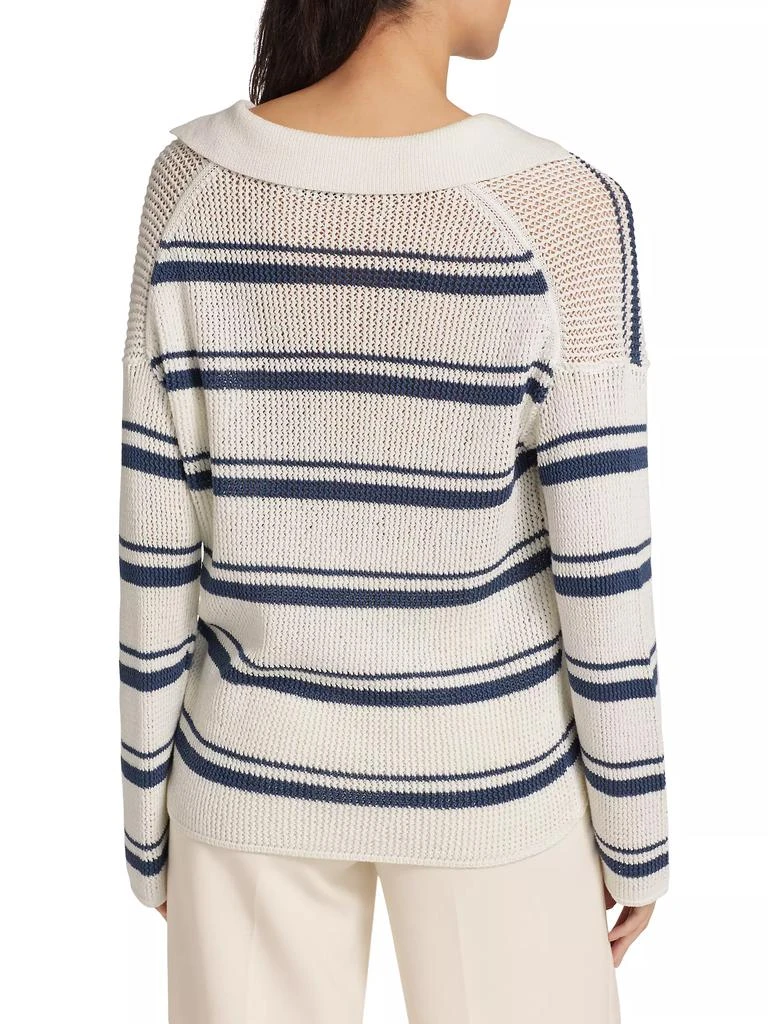 Vince Striped Cotton Sweater 5