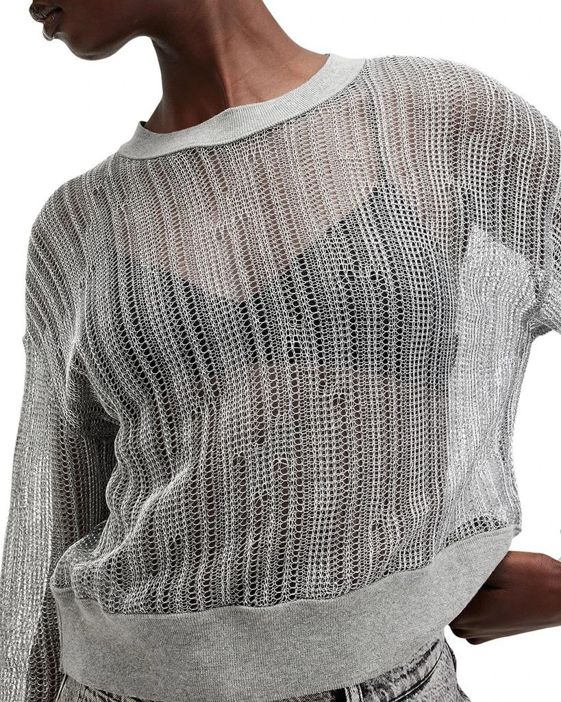 ALL SAINTS Giana Sheer Sweatshirt 5