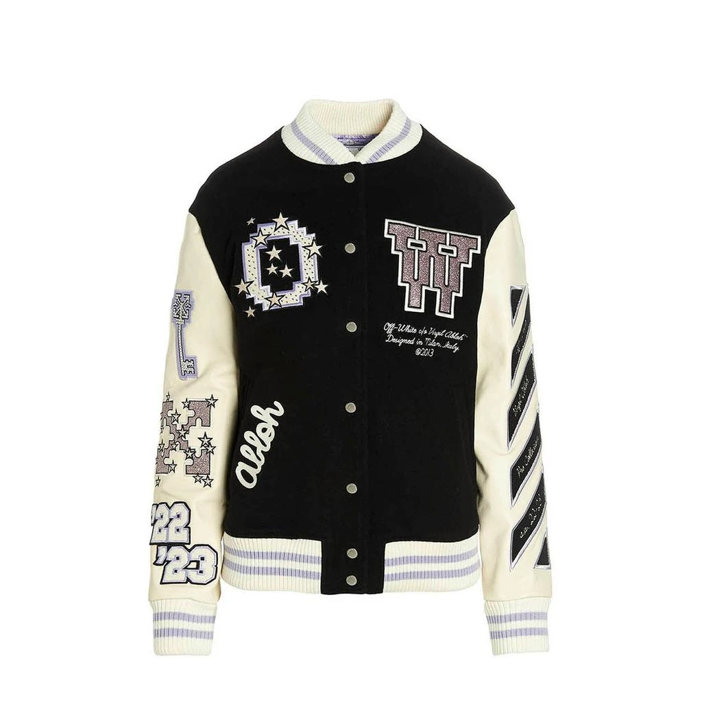 Off-White OFF-WHITE Wool Bomber Jacket 1