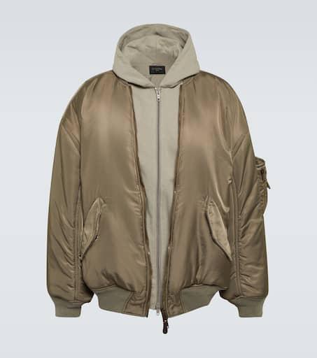 【バレンシアガ】 Jackets - Bomber Jackets ジャケット Balenciaga Oversized Bomber Jacket | Harrods US