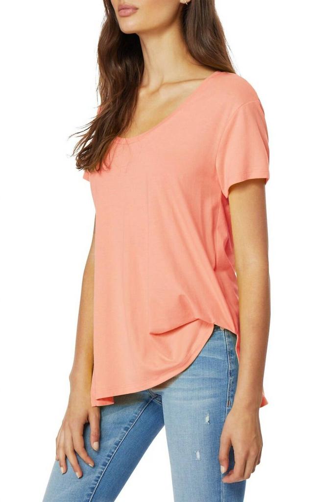 Habitual Habitual - Tencel Cotton Asymmetrical Hem Tuck Shirt