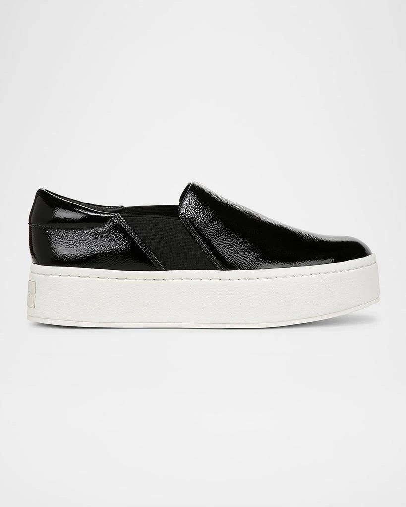 Vince Warren Leather Platform Slip-On Sneakers 1
