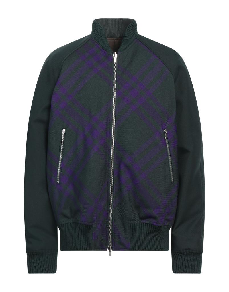 【美品】Burberry bomber jacket ウールジャケット 短丈 Burberry Check wool-blend bomber jacket Burberry