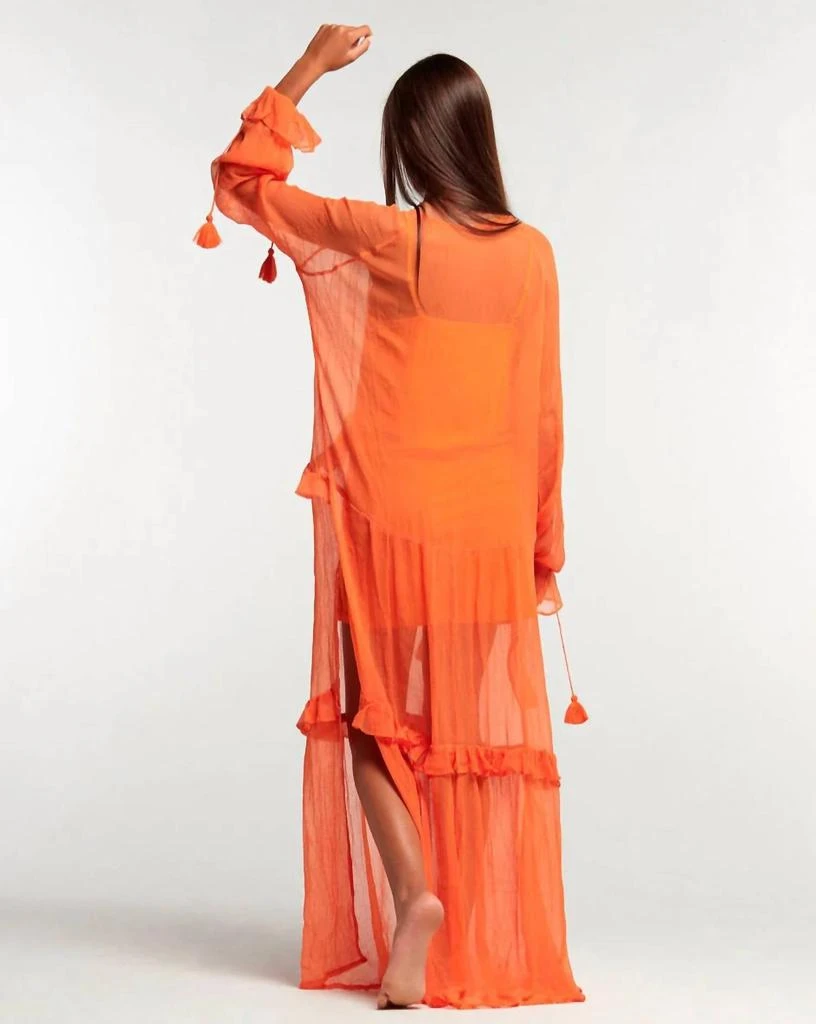 Par & Escala Women's Gala Dress In Orange 2