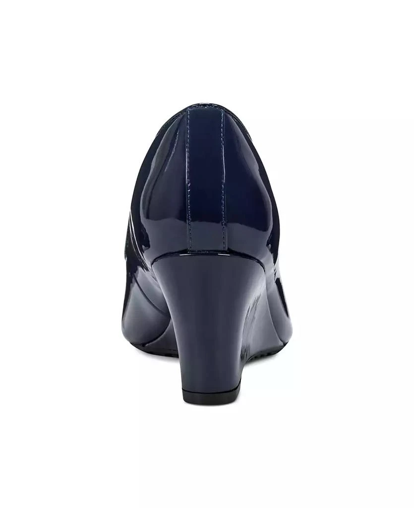 Easy Spirit Women's Coleen Open-Toe Slip-On Dress Wedges 3