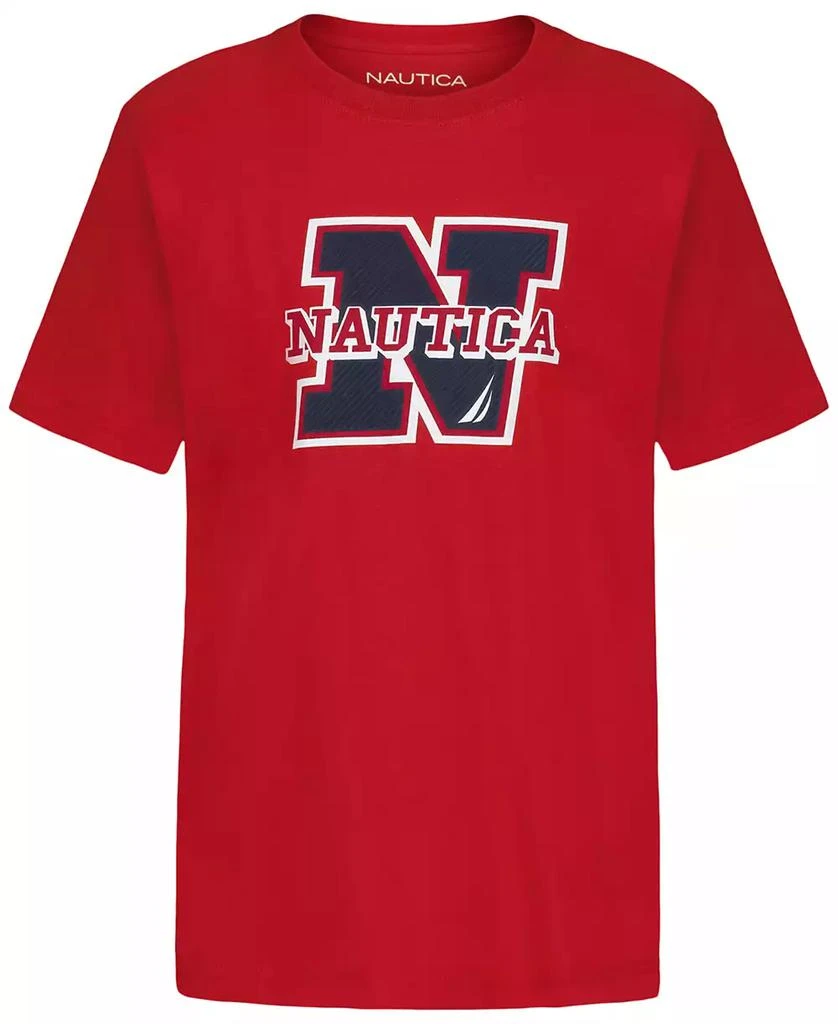 Nautica Toddler and Little Boys Block N Crewneck T-Shirt 1