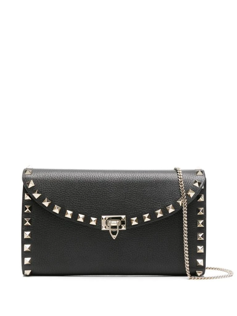 Valentino PORTAFOGLI CON CATENA "ROCKSTUD" IN PELLE 1