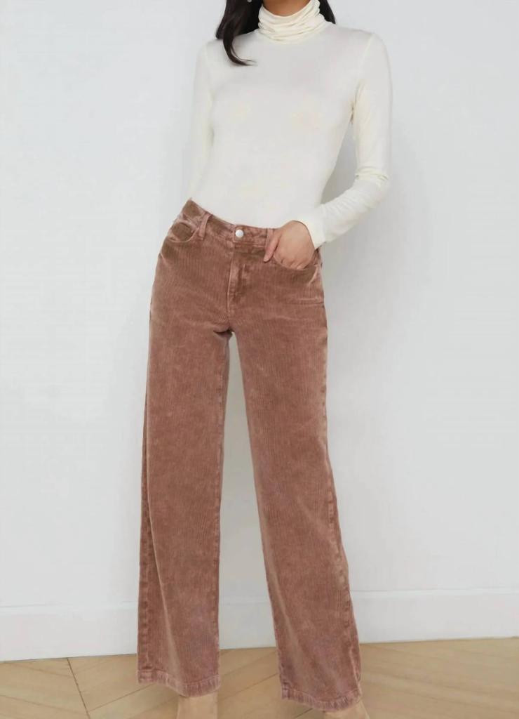 L'Agence L'Agence - Scottie Corduroy Wide-leg Jean