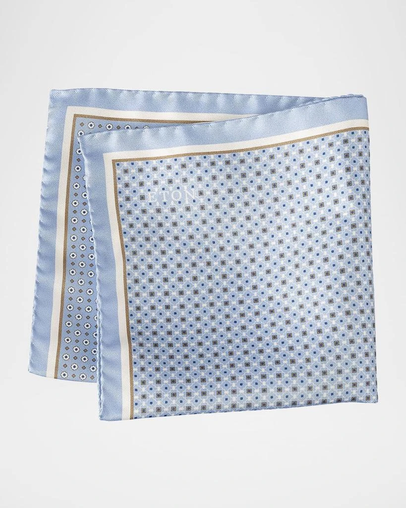 Eton Men's Four-Sided Silk Pocket Square 2