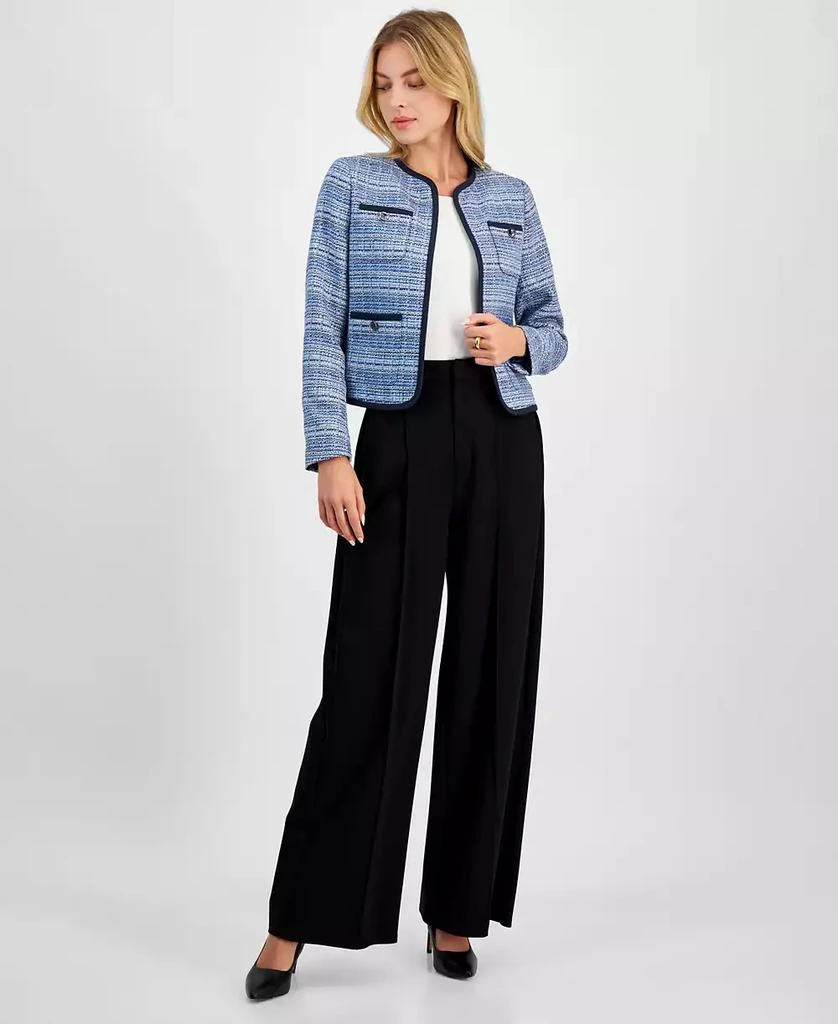 Bar III Women's Tweed Open-Front Jacket, Exclusively at Macy's 4