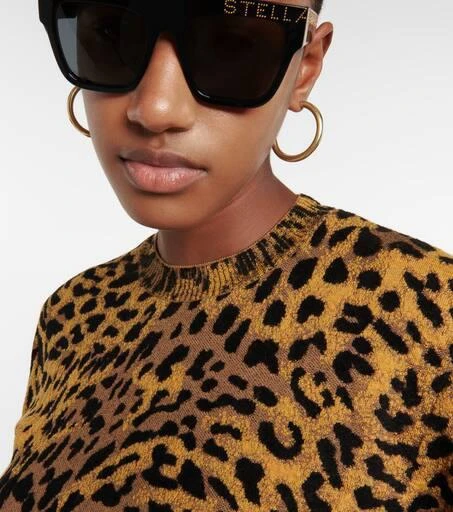 Stella McCartney Leopard printed sweater 4
