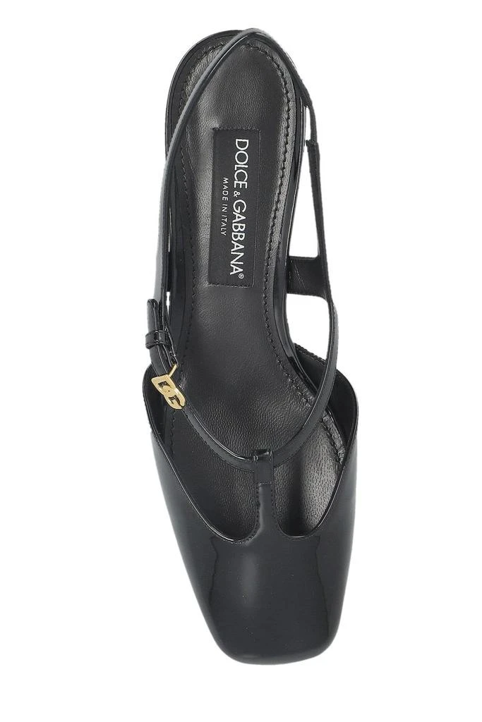Dolce 
Gabbana Dolce 
Gabbana Logo Plaque Slingback Pumps 4