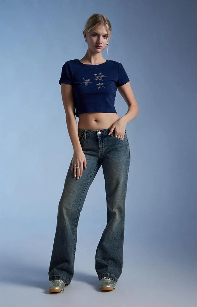 Your Favorite Rhinestone Star Trio Baby T-Shirt