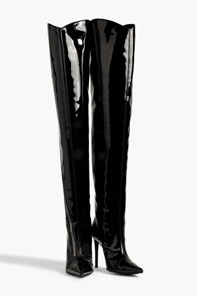 Giuseppe Zanotti Crudelia patent-leather thigh boots 2