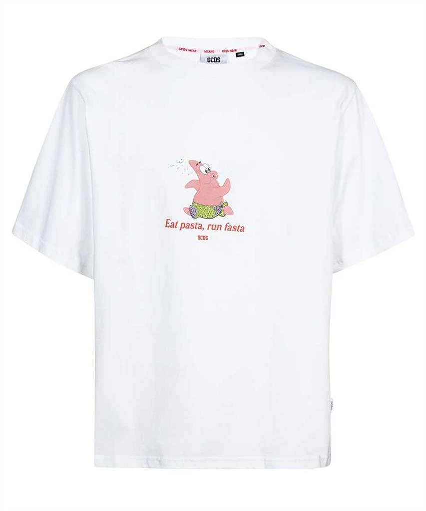GCDS Gcds spongebob patrick eat pasta t-shirt 1
