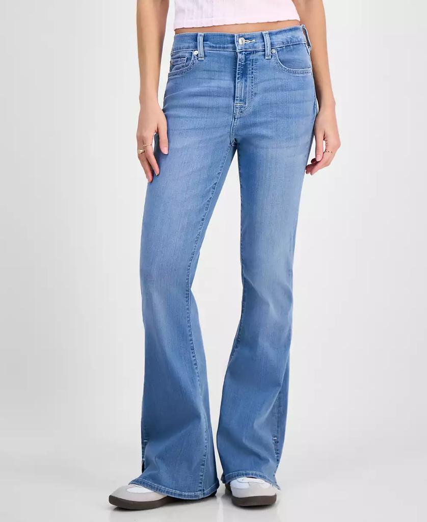 7 For All Mankind Women's Ali High-Rise Flared-Leg Jeans