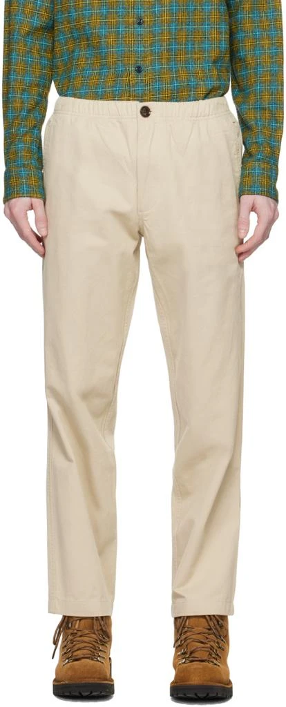 Adsum Beige Bank Trousers 1