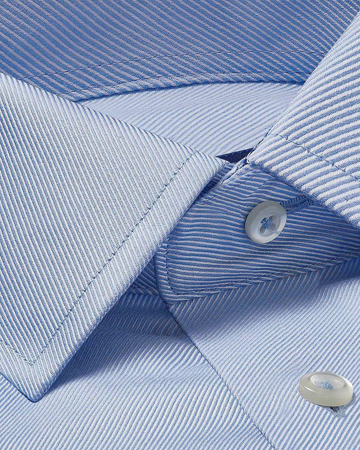 David Donahue Trim Fit Twill Non Iron Dress Shirt
