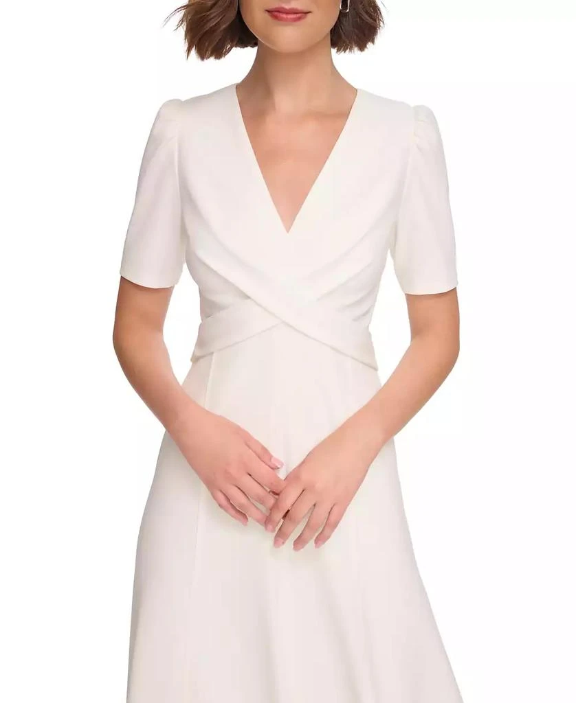 Tommy Hilfiger Women's Crisscross Fit & Flare Dress 3