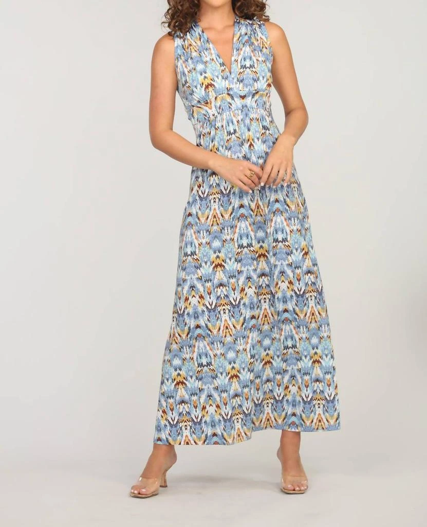Veronica M Katryna Maxi Dress In Multi Color 4