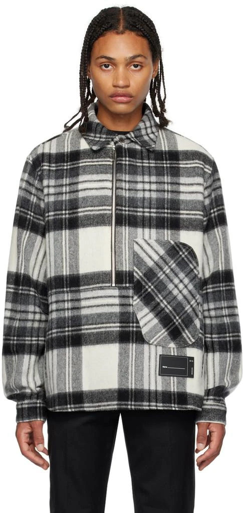 We11done Gray Check Shirt 1