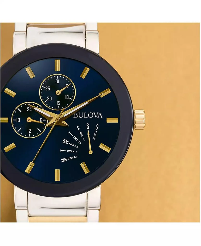 Bulova Men's Futuro Two-Tone Stainless Steel Bracelet Watch 40mm 4