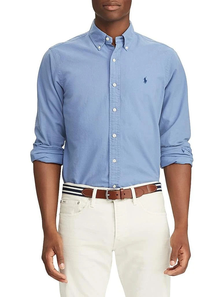 Ralph Lauren Garment-Dyed Classic-Fit Oxford Shirt 3