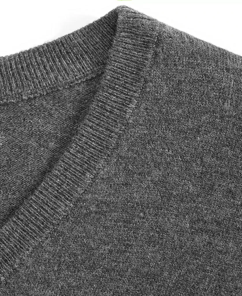 Alfani Men's Solid V-Neck Cotton Sweater, Created for Macy's 3