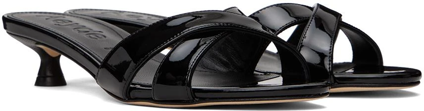 AEYDE Black Stina Heeled Sandals 4