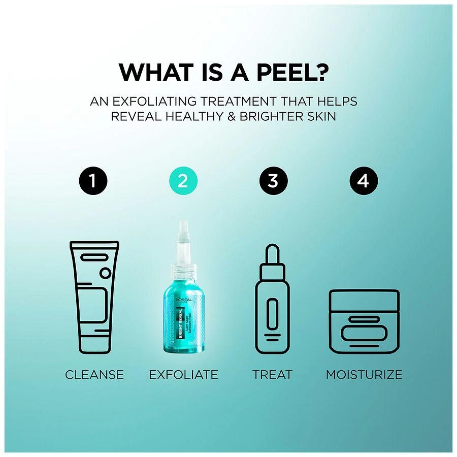 L'Oreal Paris Bright Reveal Dark Spot Exfoliant Peel with 25% AHA BHA PHA Blend 7