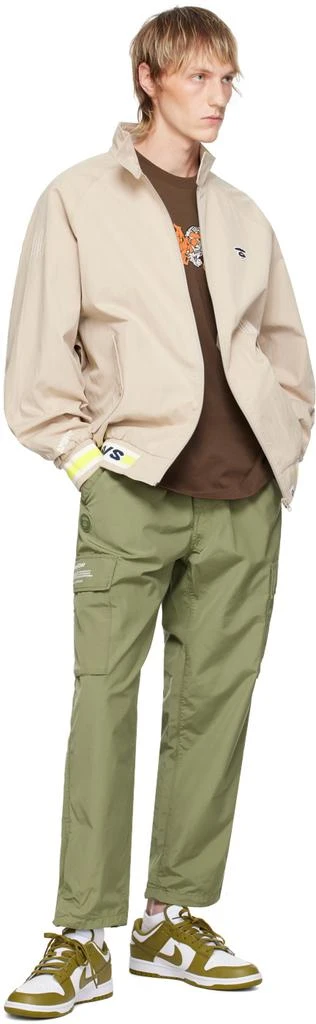 AAPE by A Bathing Ape Khaki Drawstring Cargo Pants 4