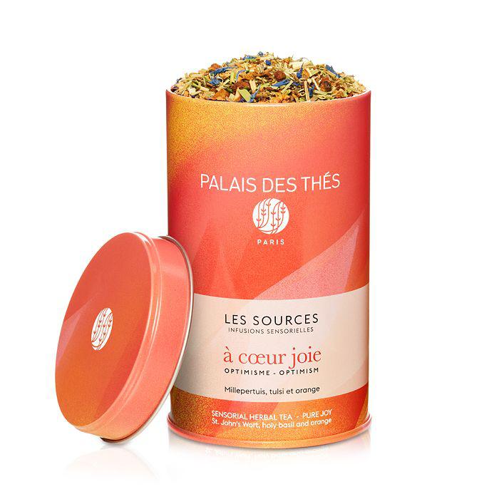 Palais des Thés Pure Joy Herbal Loose Tea - St. John's Wort, Holy basil & Orange