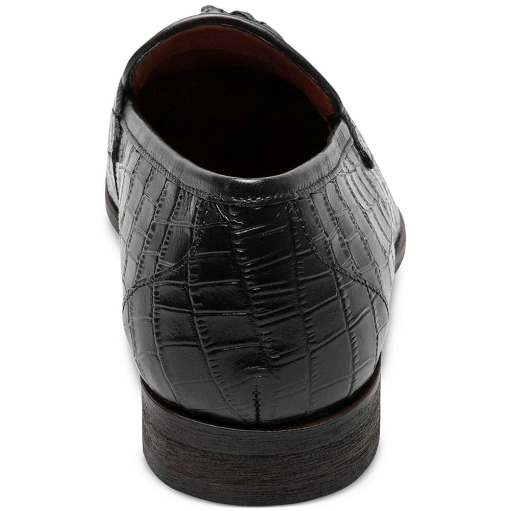 Stacy Adams Men's Franz Moc-Toe Croc-Texture Tassel Dress Loafer 2