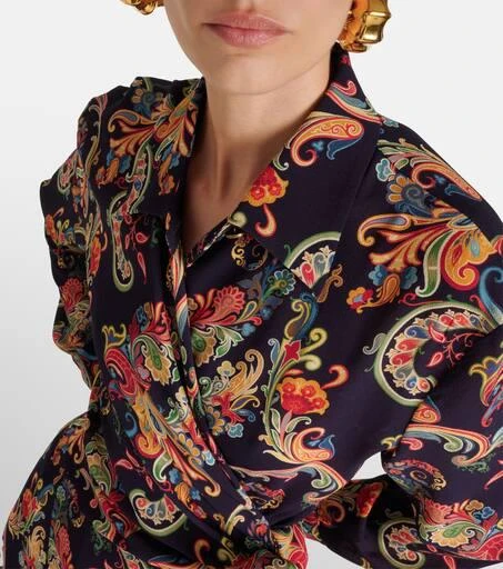 ETRO Paisley shirt dress 4