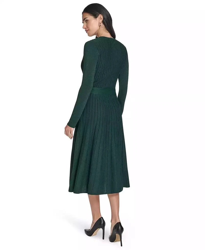 Jessica Howard Women's Fit and Flare Midi Sweater Dress 5