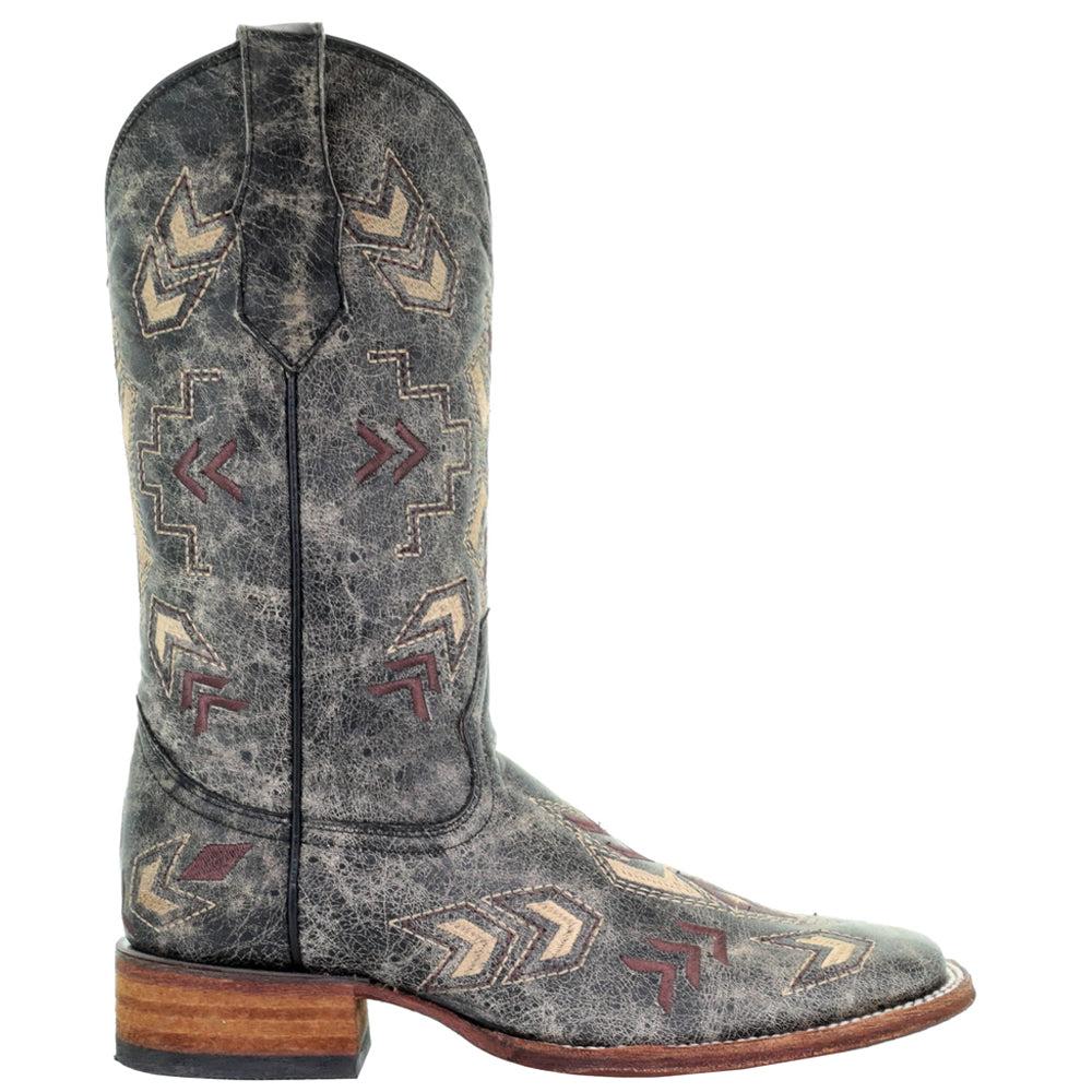 Corral Boots Embroidered Square Toe Cowboy Boots
