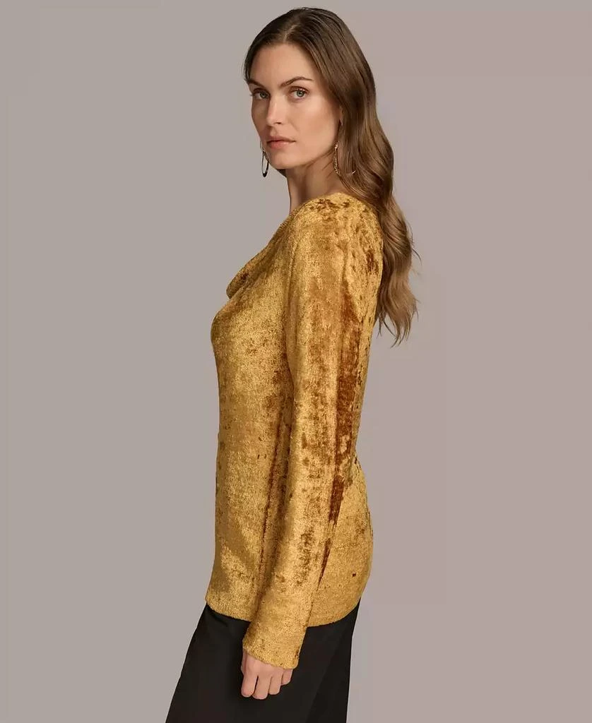 Donna Karan Women's Chenille Cowl Neck Sweater 3